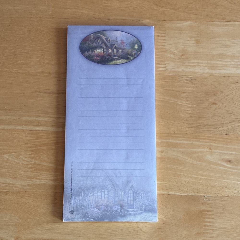 AMCAL Thomas Kinkade Painter of Light Magnetic Note Pads 3 x 9 in, MPN TKNP-0002